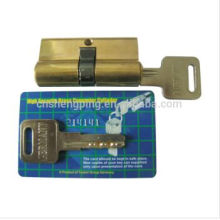 60mm Brass Cylinder Locks W/UV Card